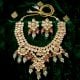 Handcrafted Royal Meenakari Kundan Bridal Necklace Set